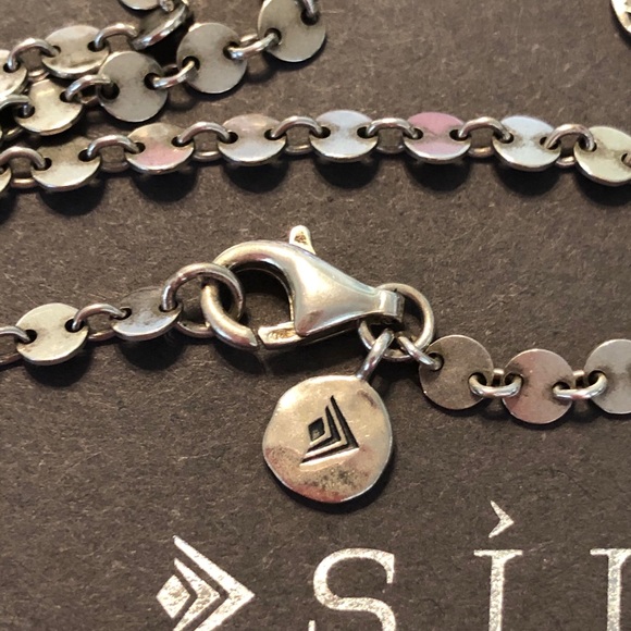 Silpada Sterling Silver ‘Confetti’ 42” Disc Necklace N2739 - Picture 11 of 16